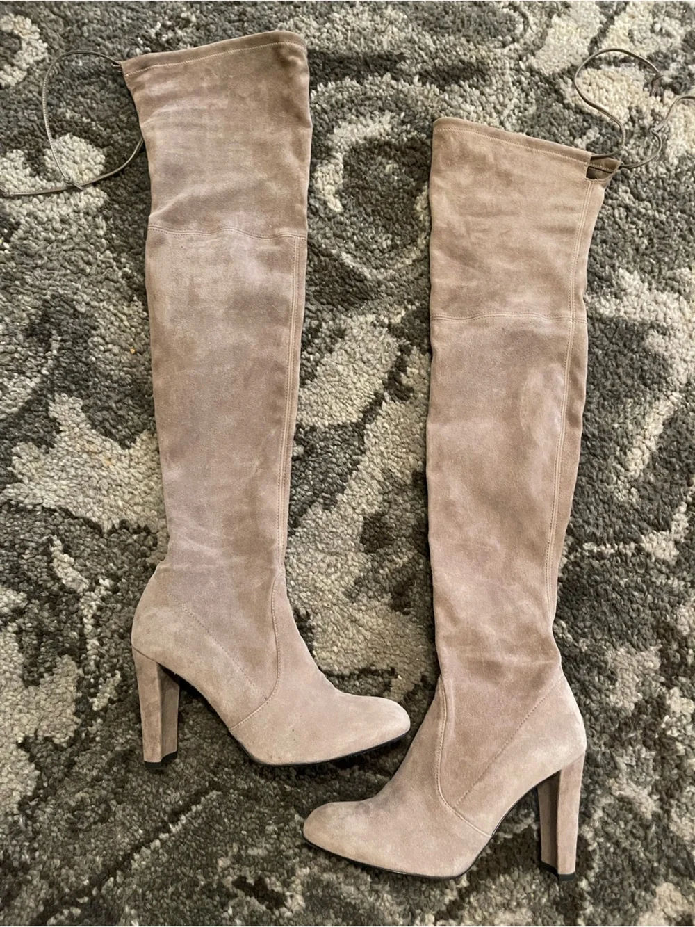Stuart Weitzman Thigh High Suede Boots 6M
